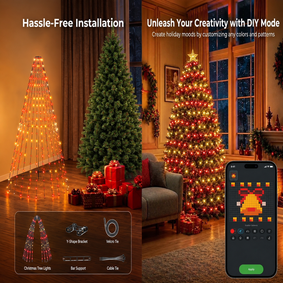 AuraGlow Smart Tree Lights