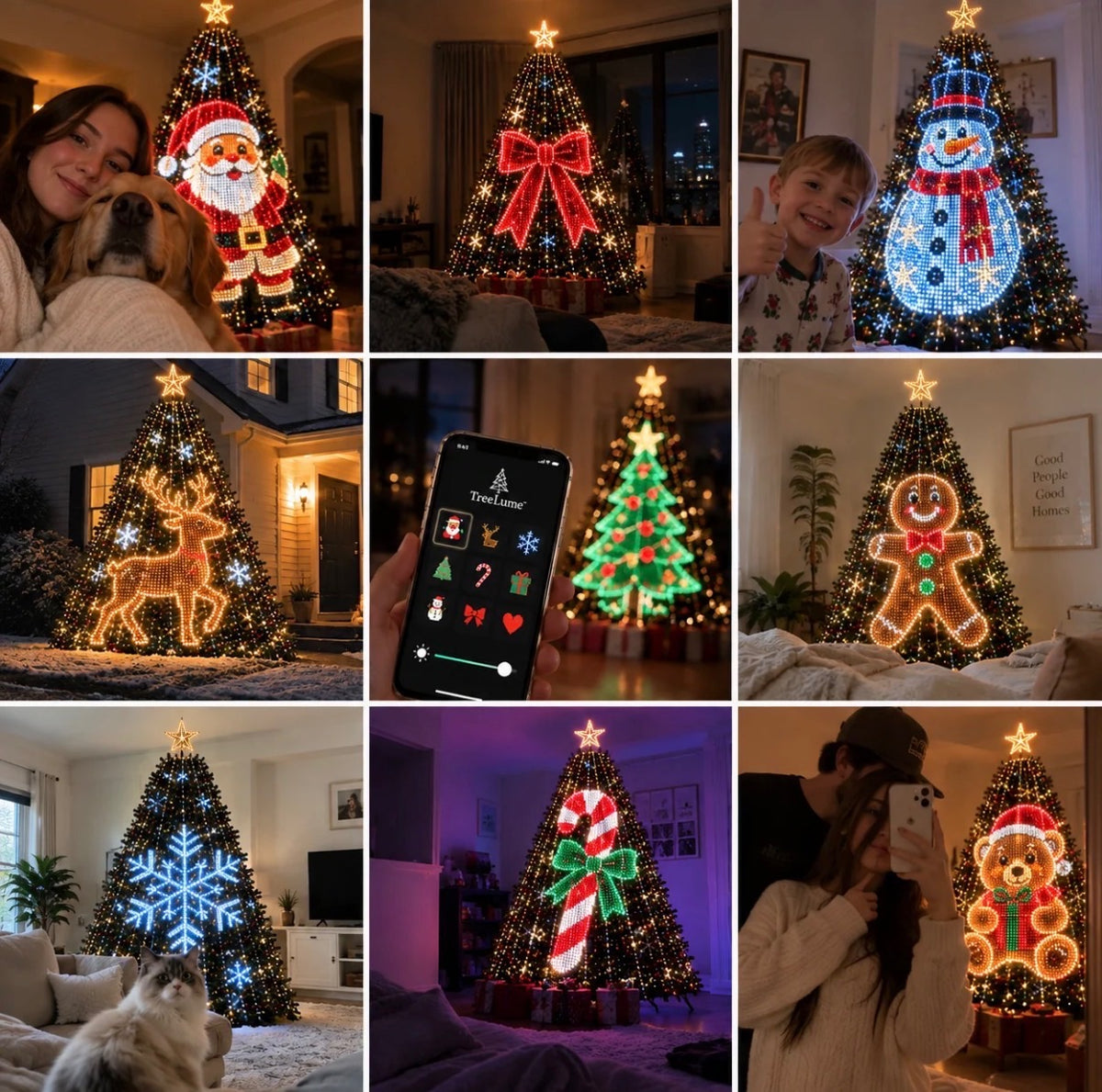 AuraGlow Smart Tree Lights